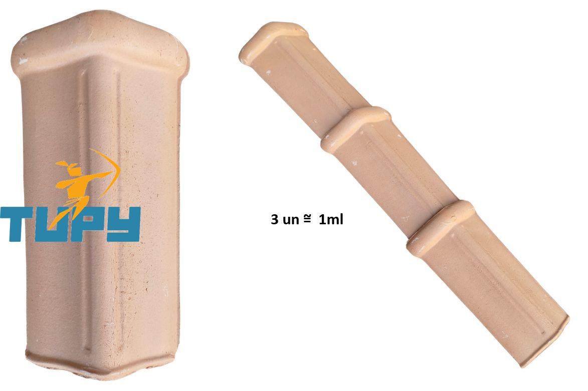 CUMEEIRA P/TELHA BRANCA PLAN/ROMANA/AMERICANA (3 UN/ML)