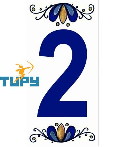 NUMERO RESID. CERAMICA N-2 NEW