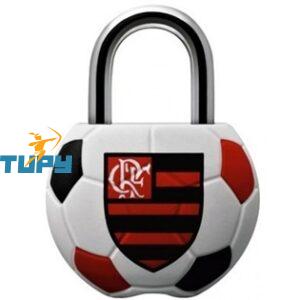 CADEADO PAPAIZ CA25 FUT.CLUBE-FLAMENGO