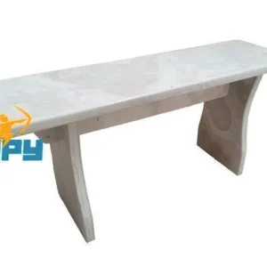 BANCO PEDRA FRIA S/ENCOSTO S/BRACO 1,00M RETO LISO DECORADO