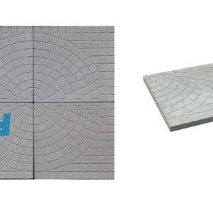 PISO DE CONCRETO 32X32X2,5CM CIRCULAR