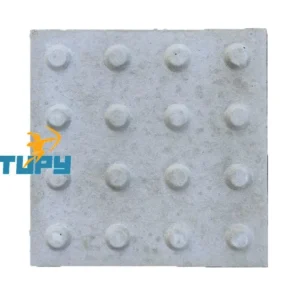 PISO TATIL DE CONCRETO BOLINHA NATURAL 20X20