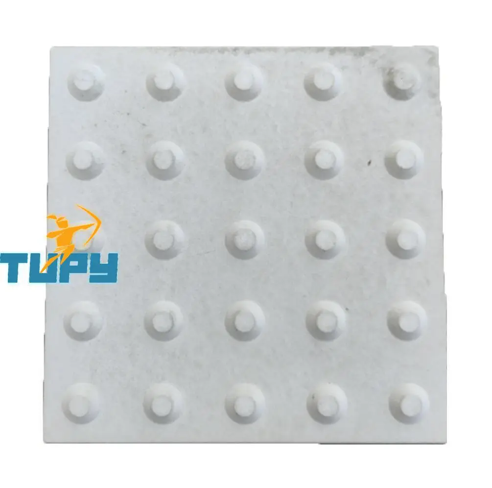 PISO TATIL DE CONCRETO BOLINHA NATURAL 25X25