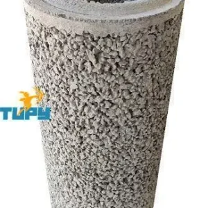 TUBO CONCRETO P/COLUNA REDONDO ASPERO 20DX50H