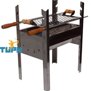 CHURRASQUEIRA PORTATIL INOX C/GRELHA 58HX43LX30P