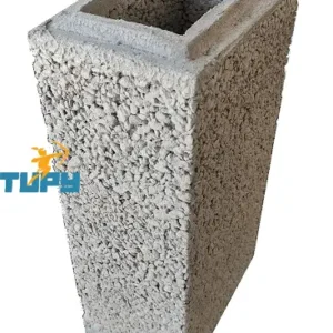 TUBO CONCRETO P/COLUNA RETANGULAR 27X16X50H