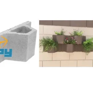 JARDINEIRA DE CONCRETO VERTICAL 39X19X02CM D.T.14CM