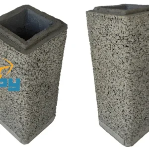 TUBO CONCRETO P/COLUNA QUADRADA BOLEADA 20X20X50H