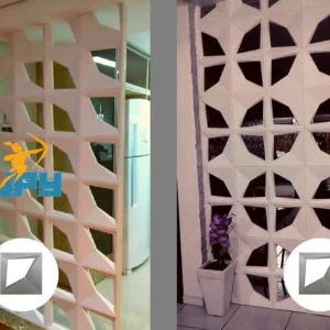 REVESTIMENTO CIMENTICIO 30X30X03CM – LISO 3D MOD. 2 LOSANGO