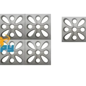 REVESTIMENTO CIMENTICIO 30X30X03CM – LISO 3D MOD. 3 – FLOR-GIL