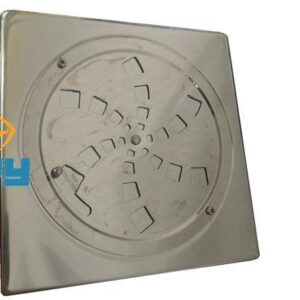 GRELHA QUADRADA TORNADO C/CAIXILHO 15CM ACO INOX430