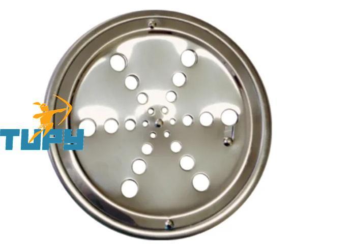 GRELHA RALO REDONDO C/CAXILHO CROMADO 15X15 – INOX430(F)