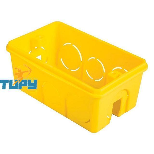 CAIXA DE LUZ 4X2-AMARELA