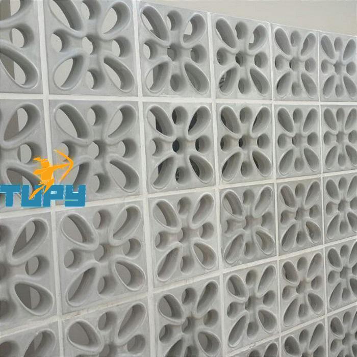 REVESTIMENTO CIMENTICIO 30X30X03CM – LISO 3D MOD. 3 – FLOR-GIL
