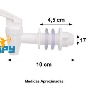 TORNEIRA P/FILTRO BEBEDOURO ALAVANCA BRANCA