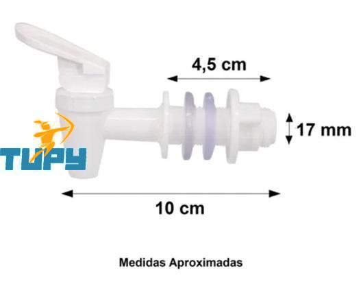 TORNEIRA P/FILTRO BEBEDOURO ALAVANCA BRANCA