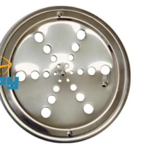 GRELHA RALO REDONDO C/CAXILHO CROMADO 15X15 – INOX430(F)