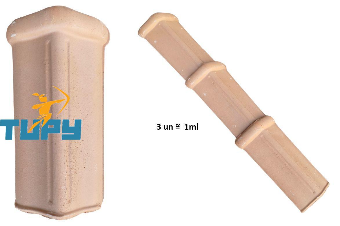 CUMEEIRA P/TELHA BRANCA PLAN/ROMANA/AMERICANA (3 UN/ML)