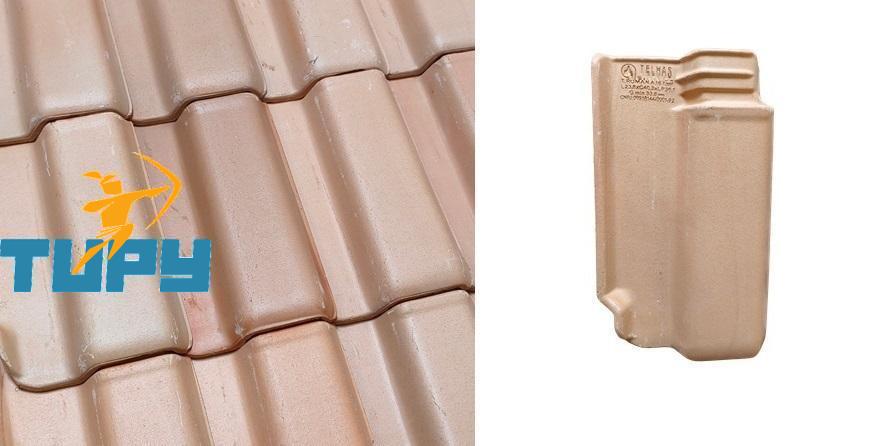 TELHA ROMANA BRANCA (16 UN/M2)