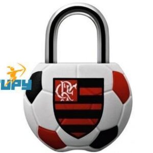 CADEADO PAPAIZ CA25 FUT.CLUBE-FLAMENGO